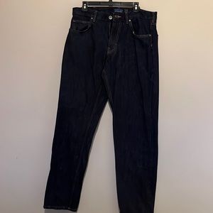 Men's Patagonia Regular Fit Jeans, 35x34, 34” inseam, Like New, Dark Denim